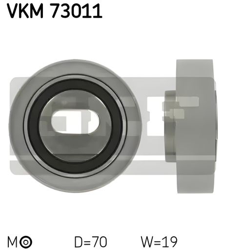 Ролик натяжной ремня ГРМ для ROVER 600, HONDA ACCORD от SKF (VKM73011) Ролик натяжной ремня ГРМ для ROVER 600, HONDA ACCORD от SKF (VKM73011)