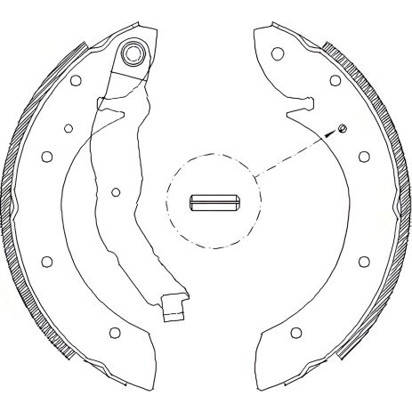 Гальмівних колодок комплект BMW 3, REMSA (439600) Гальмівних колодок комплект BMW 3, REMSA (439600)