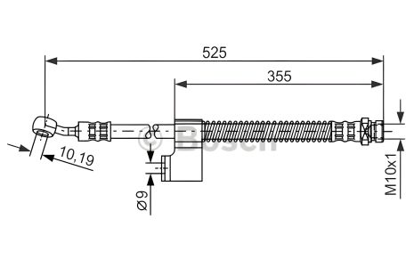 Тормозной шланг для HYUNDAI MATRIX от BOSCH (1987476189) Тормозной шланг для HYUNDAI MATRIX от BOSCH (1987476189)