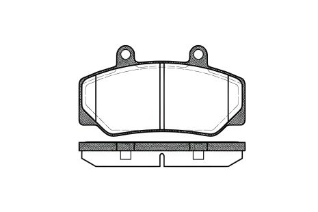 Комплект гальмівних колодок для дискових гальм VOLVO 940, REMSA (017620) Комплект гальмівних колодок для дискових гальм VOLVO 940, REMSA (017620)