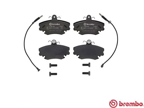 Дисковые тормозные колодки Lada Largus, Nissan Aprio, BREMBO (P68008)