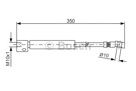 Тормозной шланг VAUXHALL Astramax, OPEL Kadett, BOSCH (1987476409)