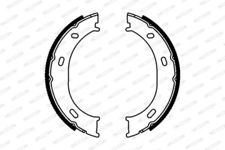 Комплект гальмівних колодок, гальмо стоянки PUCH G-MODELL, VW LT, FERODO (FSB624)