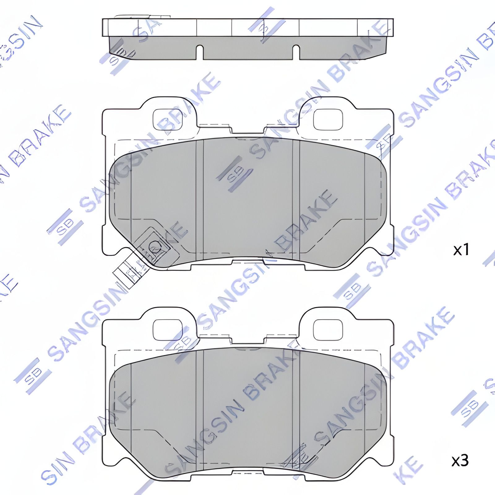 Тормозные колодки и диски для NISSAN 370, INFINITI Q60, HI-Q (SP1472) Тормозные колодки и диски для NISSAN 370, INFINITI Q60, HI-Q (SP1472)