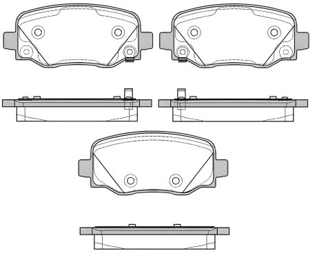 Гальмівних колодок комплект, дискове гальмо FIAT 500X, JEEP RENEGADE, WOKING (P1478302) Гальмівних колодок комплект, дискове гальмо FIAT 500X, JEEP RENEGADE, WOKING (P1478302)