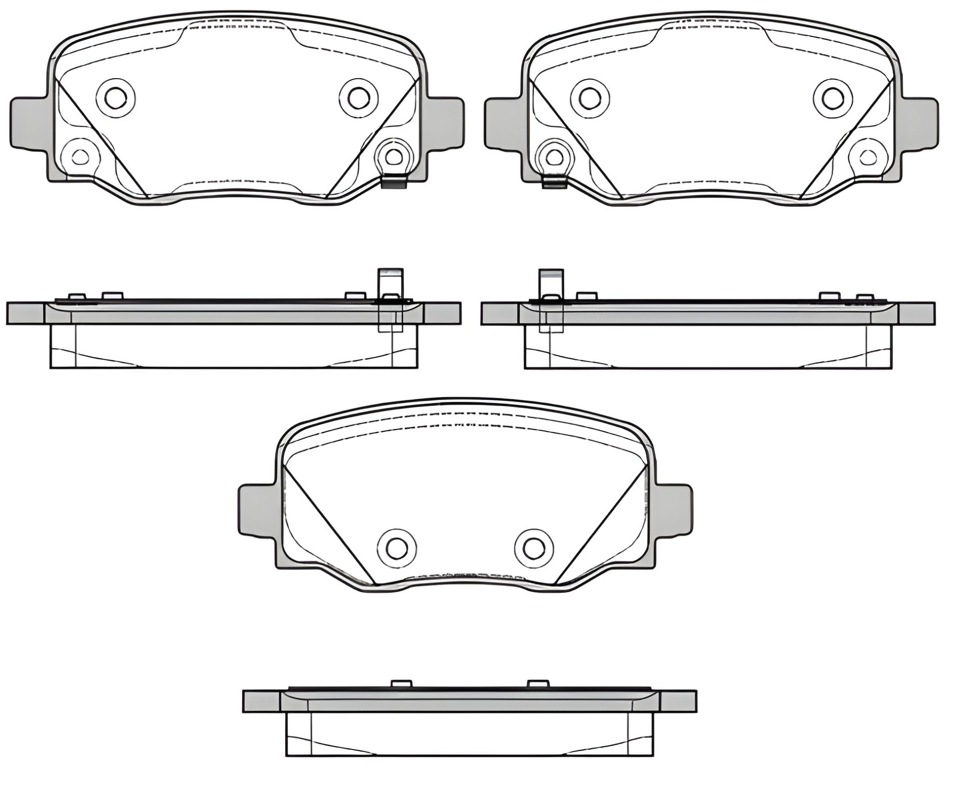 Гальмівних колодок комплект, дискове гальмо FIAT 500X, JEEP RENEGADE, WOKING (P1478302) Гальмівних колодок комплект, дискове гальмо FIAT 500X, JEEP RENEGADE, WOKING (P1478302)