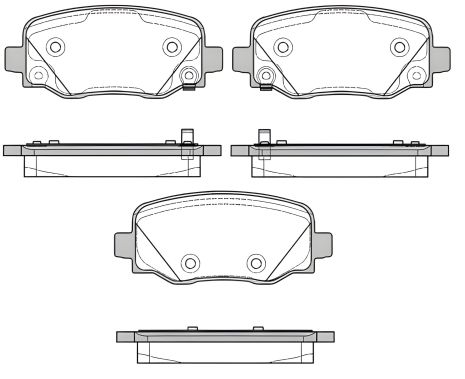 Гальмівних колодок комплект, дискове гальмо FIAT 500X, JEEP RENEGADE, WOKING (P1478302) Гальмівних колодок комплект, дискове гальмо FIAT 500X, JEEP RENEGADE, WOKING (P1478302)