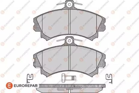 Комплект гальмівних колодок, дискове гальмо VOLVO V40, MITSUBISHI SPACE, EUROREPAR (1617268380)