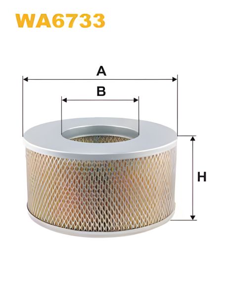 Воздушный фильтр для TOYOTA HILUX - WIXFILTRON (WA6733) Воздушный фильтр для TOYOTA HILUX - WIXFILTRON (WA6733)