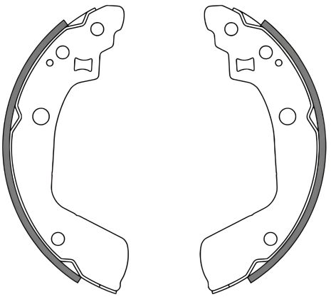 Гальмівних колодок комплект SUZUKI SWIFT, REMSA (424100)