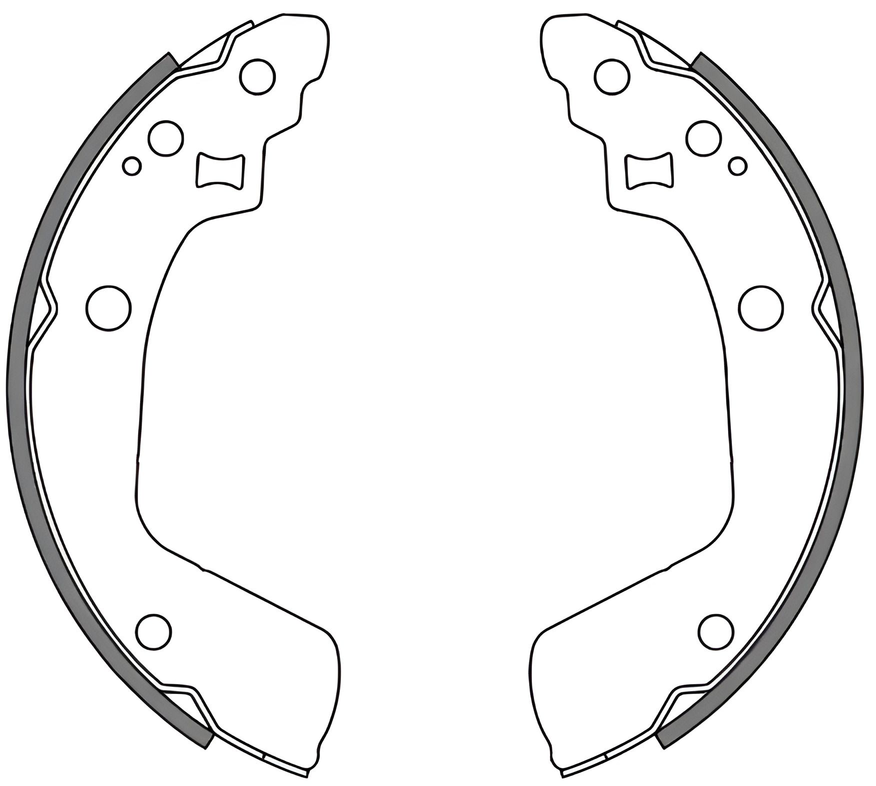 Гальмівних колодок комплект SUZUKI SWIFT, REMSA (424100) Гальмівних колодок комплект SUZUKI SWIFT, REMSA (424100)