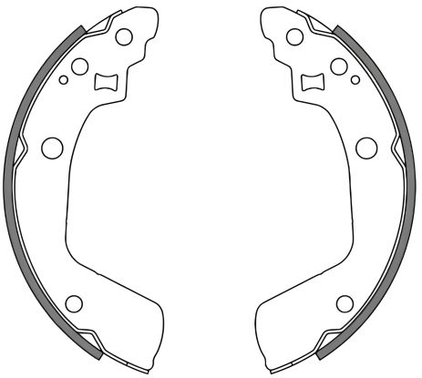 Гальмівних колодок комплект SUZUKI SWIFT, REMSA (424100) Гальмівних колодок комплект SUZUKI SWIFT, REMSA (424100)