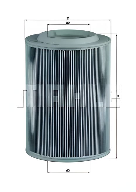 Воздушный фильтр для VW TRANSPORTER, MAHLE/KNECHT (LX314)