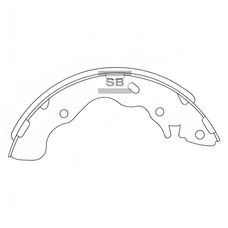 Комплект гальмівних колодок для HYUNDAI ELANTRA HI-Q (SA128)