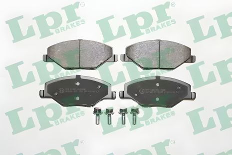 Комплект гальмівних колодок, дискове гальмо SKODA FABIA, LPR (05P1795) авто-гальма Комплект гальмівних колодок, дискове гальмо SKODA FABIA, LPR (05P1795) авто-гальма