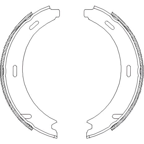Гальмівних колодок комплект, гальмо стоянки MERCEDES-BENZ B-CLASS, REMSA (409301) Гальмівних колодок комплект, гальмо стоянки MERCEDES-BENZ B-CLASS, REMSA (409301)