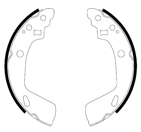 Комплект тормозных колодок для SUZUKI SWIFT, REMSA (424700)