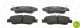 Тормозной комплект (колодки дисковые) для HONDA CITY, FERODO (FDB777)