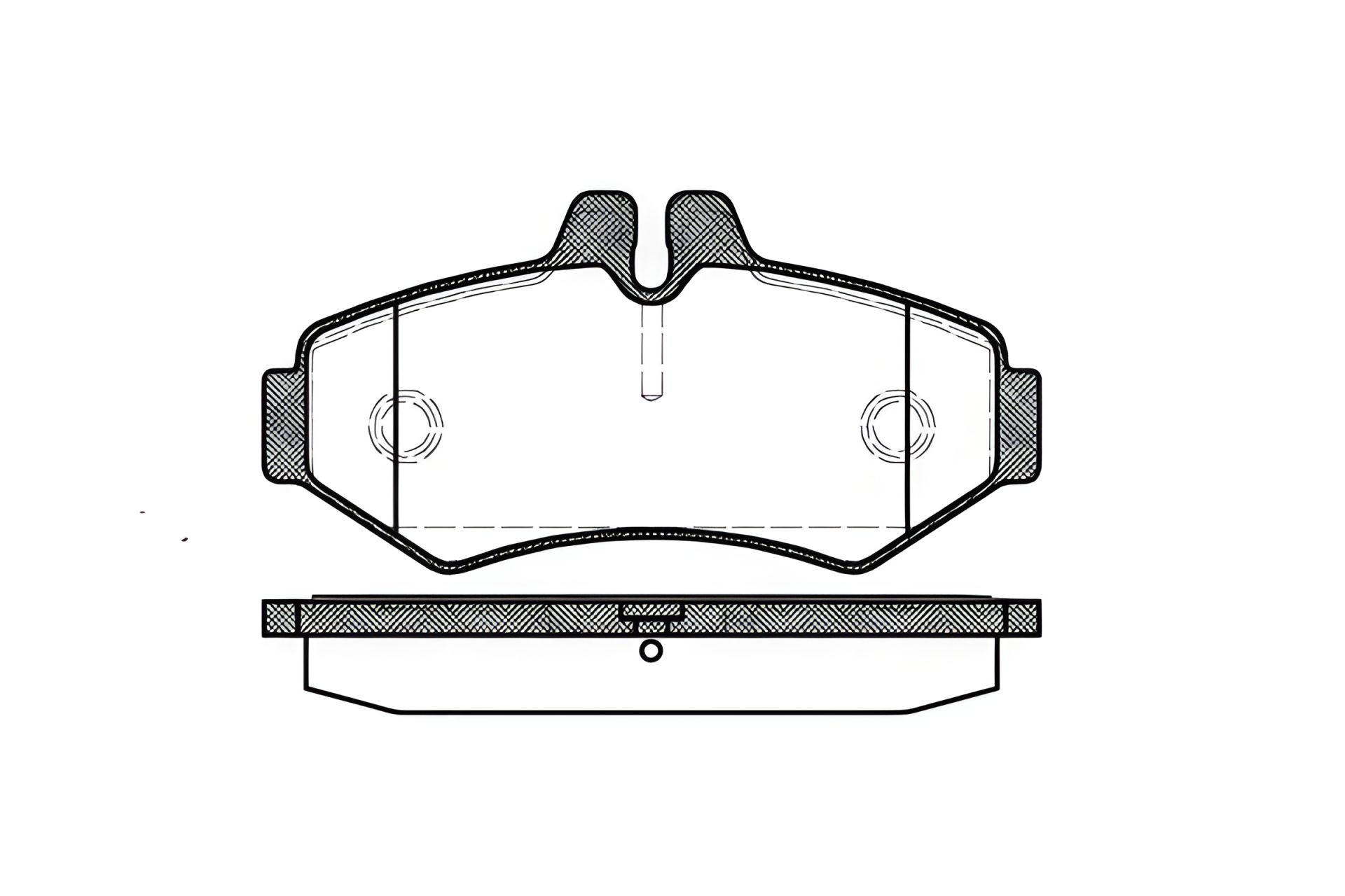 Комплект тормозных колодок для VW LT и MERCEDES-BENZ SPRINTER, REMSA (073300) Комплект тормозных колодок для VW LT и MERCEDES-BENZ SPRINTER, REMSA (073300)