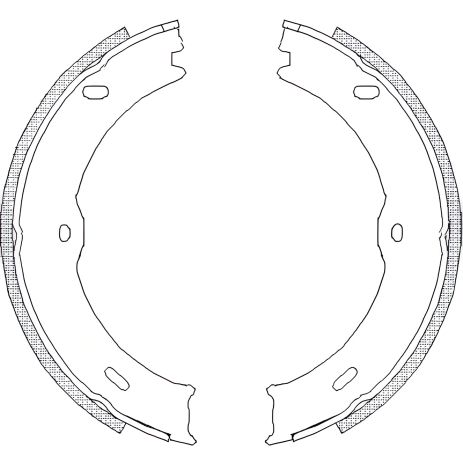 МЕРСЕДЕС-БЕНЦ SPINTER, VW CRAFTER Комплект тормозных колодок (REMSA 474600)
