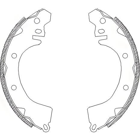 Тормозные колодки комплект для MITSUBISHI GALANT, REMSA (437000) Тормозные колодки комплект для MITSUBISHI GALANT, REMSA (437000)