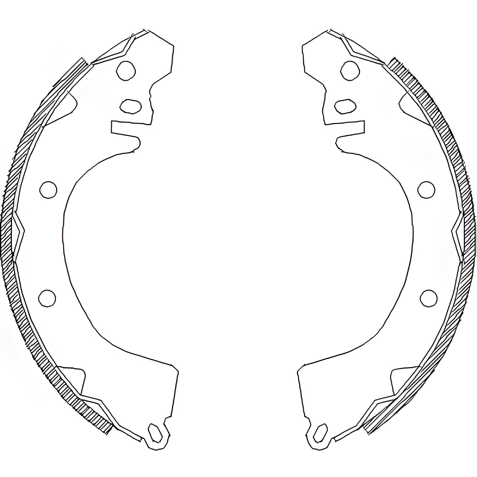 Тормозные колодки комплект для MITSUBISHI GALANT, REMSA (437000) Тормозные колодки комплект для MITSUBISHI GALANT, REMSA (437000)