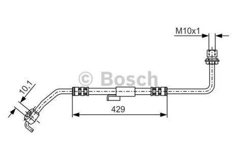 Шланг тормозной FORD AUSTRALIA, BOSCH (1987476511)