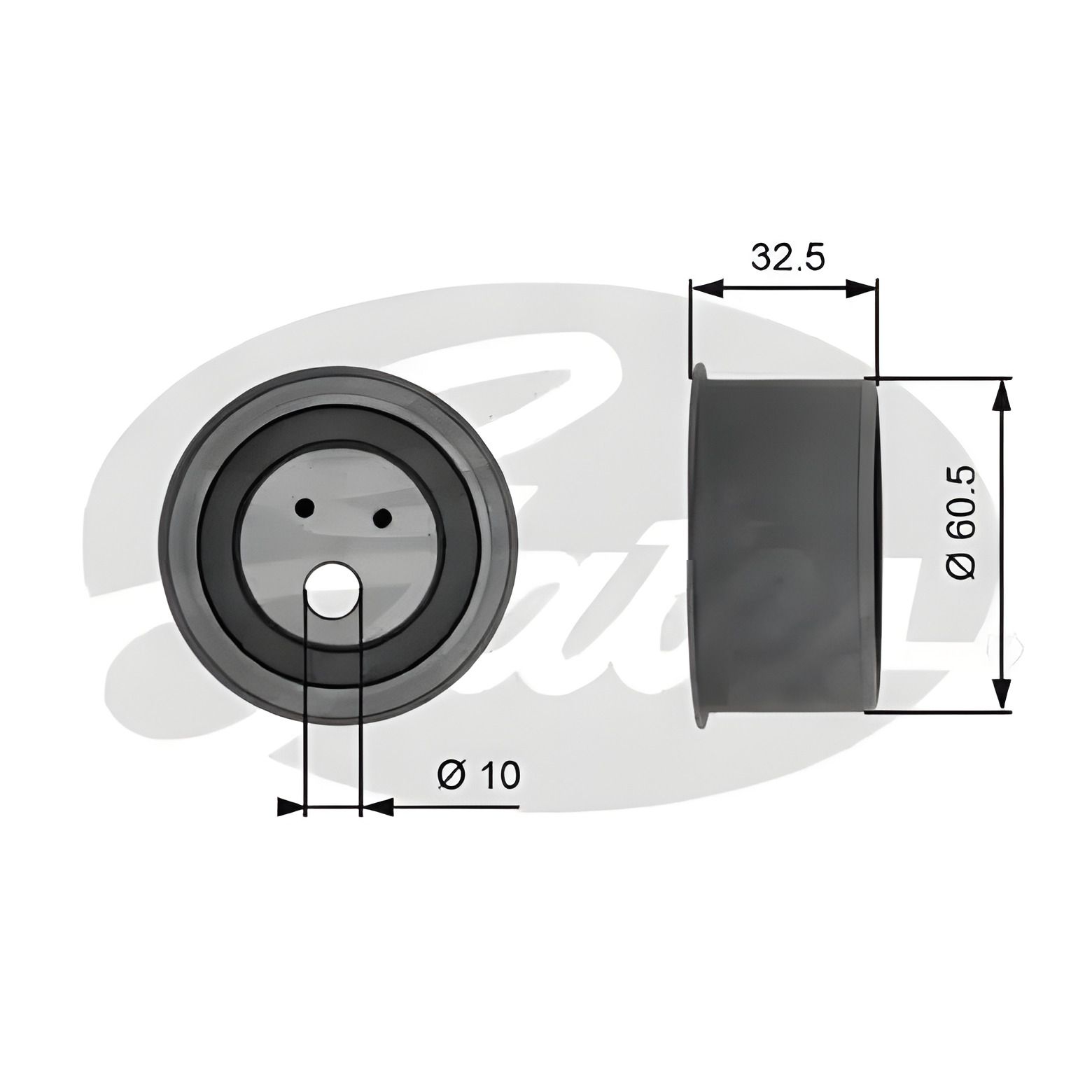 Натяжний ролик ременя ГРМ для GREAT WALL, CHERY ORIENTAL, GATES (T41054) Натяжний ролик ременя ГРМ для GREAT WALL, CHERY ORIENTAL, GATES (T41054)