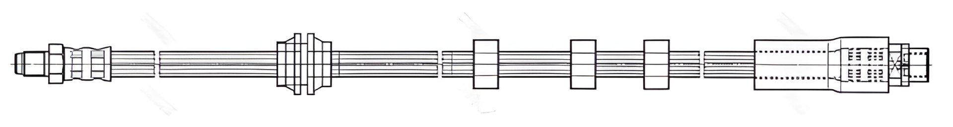 Тормозной шланг BMW 6, TRW (PHB418) Тормозной шланг BMW 6, TRW (PHB418)