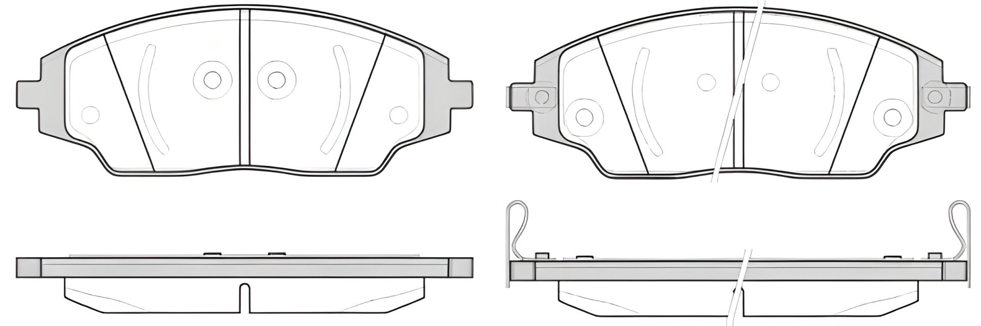 Brake Pad Set CHEVROLET AVEO, CHEVROLET COBALT, WOKING (P1437302) Brake Pad Set CHEVROLET AVEO, CHEVROLET COBALT, WOKING (P1437302)