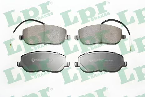 Комплект гальмівних колодок PHEDRA, PEUGEOT 807, LPR (05P831)