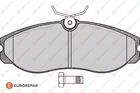 LDV CUB, FORD MAVERICK гальмівних дискове гальмо колодок комплект, EUROREPAR (1617265480)
