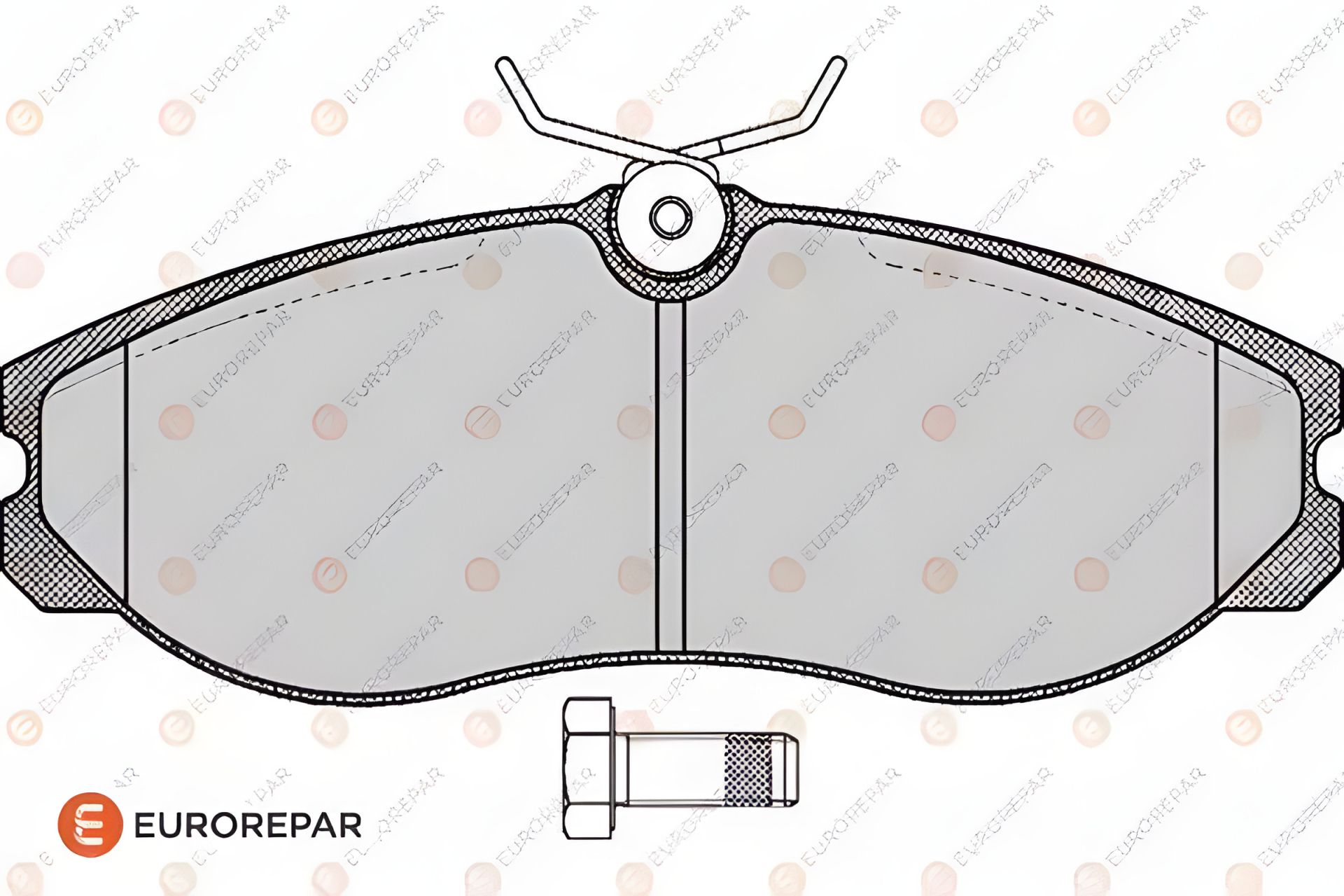 Комплект гальмівних колодок, дискове гальмо LDV CUB, FORD MAVERICK, EUROREPAR (1617265480) Комплект гальмівних колодок, дискове гальмо LDV CUB, FORD MAVERICK, EUROREPAR (1617265480)