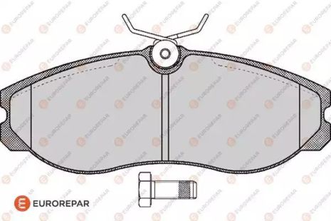 Комплект гальмівних колодок, дискове гальмо LDV CUB, FORD MAVERICK, EUROREPAR (1617265480) Комплект гальмівних колодок, дискове гальмо LDV CUB, FORD MAVERICK, EUROREPAR (1617265480)