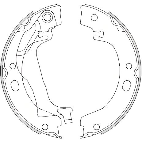 Комплект колодок гальмівних, гальмо стоянки TOYOTA COROLLA, REMSA (475300)