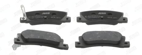 Гальмівні колодки TOYOTA COROLLA, JURID 572182J