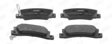 Гальмівні колодки TOYOTA COROLLA, JURID 572182J Гальмівні колодки TOYOTA COROLLA, JURID 572182J