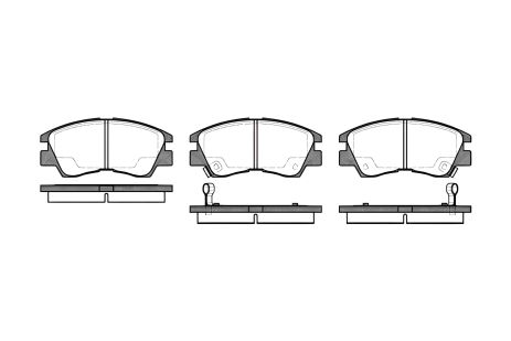Гальмівних колодок комплект для MITSUBISHI L200, MITSUBISHI PAJERO, WOKING (P375302)