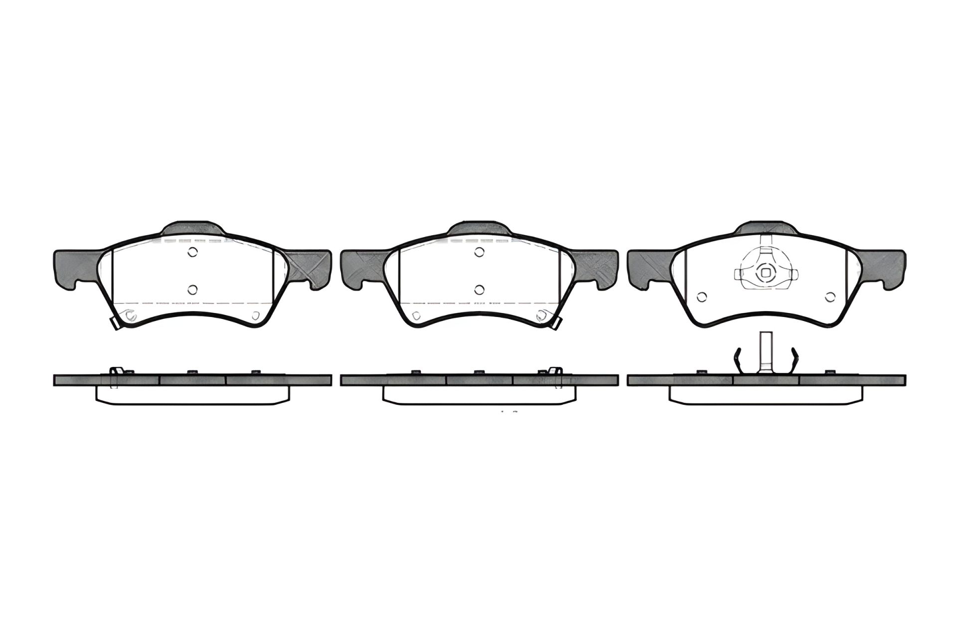 Гальмівних колодок комплект, дискове гальмо CHRYSLER VOYAGER, WOKING (P910302) Гальмівних колодок комплект, дискове гальмо CHRYSLER VOYAGER, WOKING (P910302)