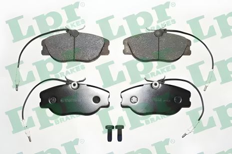 Комплект дискових гальмівних колодок для автомобілів LANCIA ZETA, FIAT SCUDO від LPR (05P498)