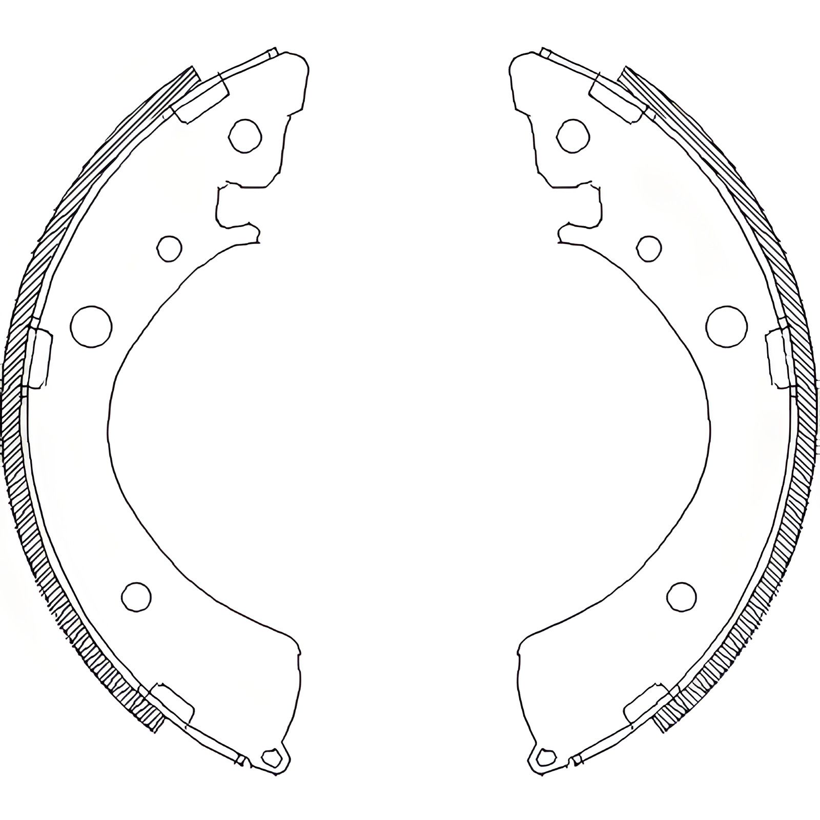 Комплект тормозных колодок HONDA CIVIC, REMSA (436700) Комплект тормозных колодок HONDA CIVIC, REMSA (436700)