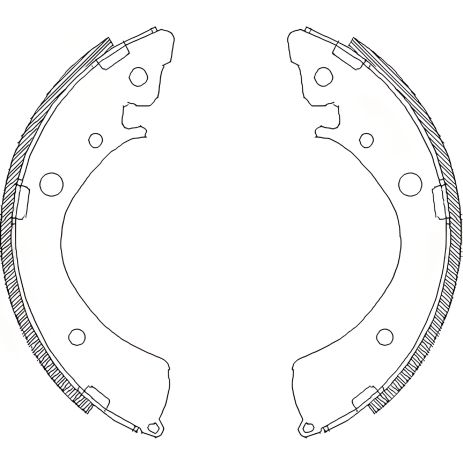 Тормозные колодки комплект HONDA CIVIC, REMSA (436700)