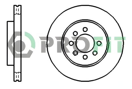 Тормозной диск для DAEWOO NUBIRA, PROFIT (50101097) Тормозной диск для DAEWOO NUBIRA, PROFIT (50101097)
