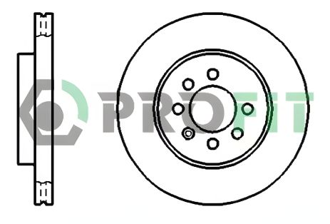 Гальмівний диск DAEWOO NUBIRA, PROFIT (50101097) Гальмівний диск DAEWOO NUBIRA, PROFIT (50101097)