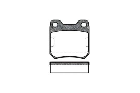 Комплект дисковых тормозных колодок для SAAB 9-5, OPEL SENATOR, REMSA (023940)