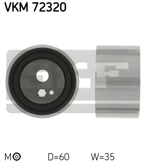 Натяжний ременя ролик ГРМ LDV CUB, NISSAN CABSTAR, SKF (VKM72320) Натяжний ременя ролик ГРМ LDV CUB, NISSAN CABSTAR, SKF (VKM72320)