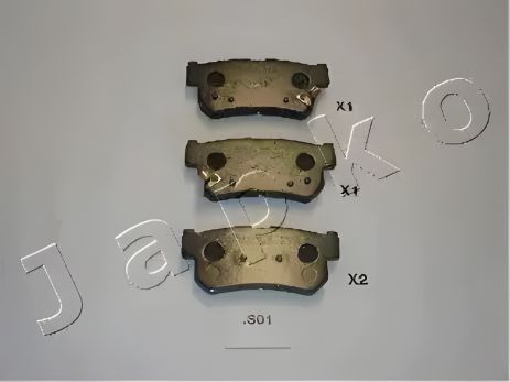 Гальмівних колодок комплект для DAEWOO REXTON, SSANGYONG REXTON, Japko (51S01)