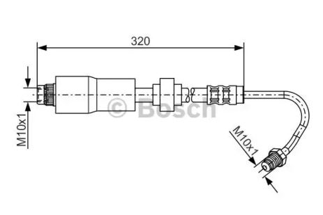 Brake Renault Kangoo, Bosch (1987476065)