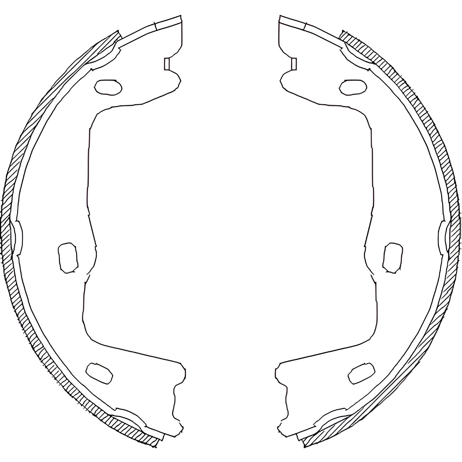 Комплект тормозных колодок, стояночный тормоз CHEVROLET VECTRA, SAAB 9-5, REMSA (465100) Комплект тормозных колодок, стояночный тормоз CHEVROLET VECTRA, SAAB 9-5, REMSA (465100)