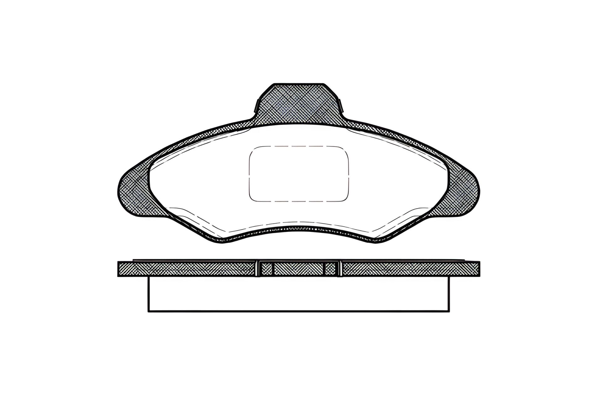 Комплект гальмівних колодок для дискових гальм FORD ESCORT, REMSA (033100) Комплект гальмівних колодок для дискових гальм FORD ESCORT, REMSA (033100)